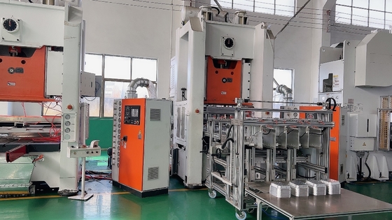 380V 50HZ অ্যালুমিনিয়াম ফয়েল বক্স তৈরির মেশিন বৈদ্যুতিক নিয়ন্ত্রিত