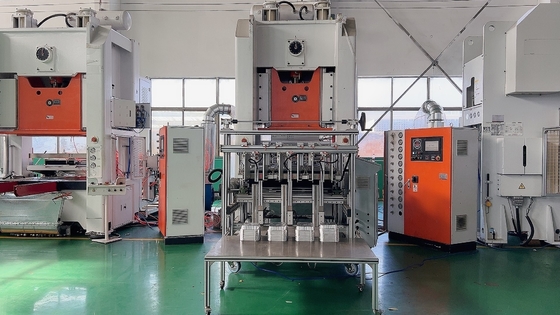কেনা 3Phase 800KN ফুড গ্রেড প্যাকিং কন্টেইনার বক্স অ্যালুমিনিয়াম ফয়েল কন্টেইনার উৎপাদন লাইন online manufacture