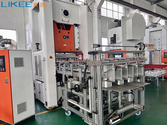 কেনা ৮০ টন চাপ স্বয়ংক্রিয় প্রকার অ্যালুমিনিয়াম ফয়েল বক্স তৈরির মেশিন সিলভার ফয়েল তৈরির মেশিন online manufacture