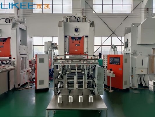 কেনা 80TON 12000pcs/hour কাস্টমাইজযোগ্য এমবসড অ্যালুমিনিয়াম পাত্র তৈরীর মেশিন online manufacture