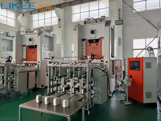 কেনা 12000pcs/hour হাই স্পিড ইলেকট্রিক পাওয়ার অ্যালুমিনিয়াম ফয়েল ট্রে তৈরীর মেশিন online manufacture