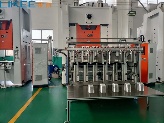 কেনা 12000 পিসি / ঘন্টা অ্যালুমিনিয়াম ফয়েল সিমেন্স মোটর 380V 50HZ সঙ্গে খাদ্য ধারক তৈরীর মেশিন online manufacture