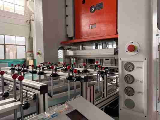 কেনা এলকে-টি৮০ অ্যালুমিনিয়াম ফয়েল কনটেইনার মেশিন ৫০ স্ট্রোক/মিনিট গড় উৎপাদন গতি online manufacture