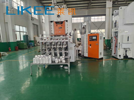 12000pcs/H 26KW অ্যালুমিনিয়াম কনটেইনার তৈরীর মেশিন সিলভার ফয়েল কনটেইনার মেশিন
