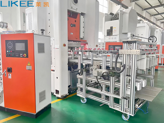 Mitsubishi নিয়ন্ত্রিত 12000 পিসি / ঘন্টা আউটপুট অ্যালুমিনিয়াম ফয়েল কনটেইনার মেশিন LK-T80