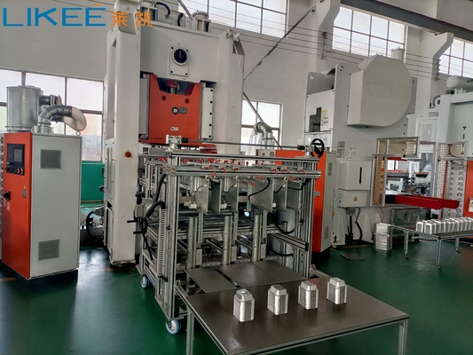 কাস্টম ডিজাইন 80 টন Mitsubishi পিএলসি অ্যালুমিনিয়াম ফয়েল ট্রে তৈরির মেশিন