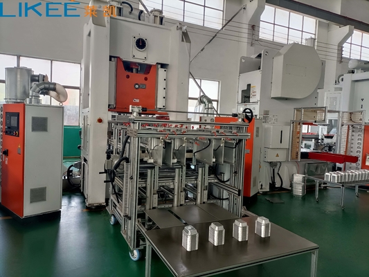 Mitsubishi PLC অ্যালুমিনিয়াম ফয়েল কনটেইনার উৎপাদন লাইন LK-T130