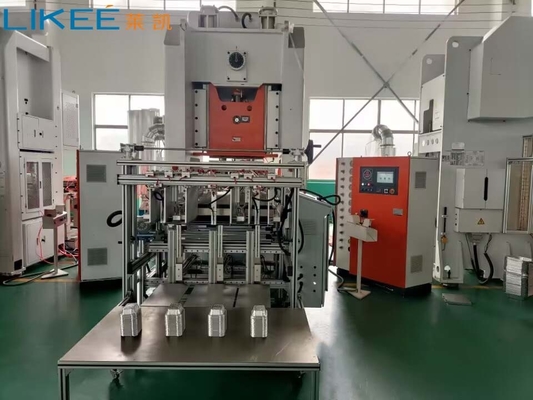 মিৎসুবিশি পিএলসি (PLC) ৫০ থেকে ৭০ স্ট্রোক/মিনিট বৈদ্যুতিক অ্যালুমিনিয়াম ফয়েল ট্রে তৈরির মেশিন
