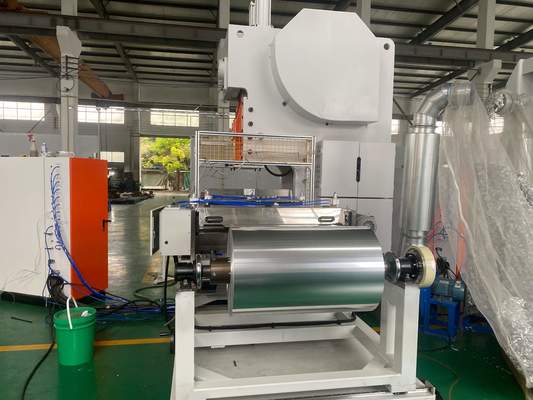 LK-T63 অ্যালুমিনিয়াম ফয়েল কনটেইনার তৈরির মেশিন সার্ভো চালিত যথার্থ নিয়ন্ত্রণ Mitsubishi পিএলসি এবং টাচস্ক্রিন HMI সম্পূর্ণ স্বয়ংক্রিয়