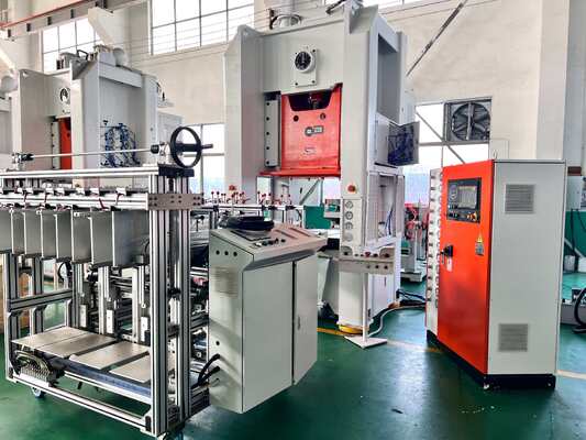 LK-T80 Aluminum Foil Container Machine with 80ton Press Capacity, Connectable to Scrap Baler for 24/7 Operation
