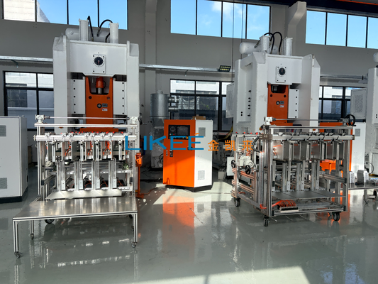 Aluminium Foil Plate Making Machine 80ton H-Frame 4-6 Cavity Automatic Production Line with Closed Lubrication